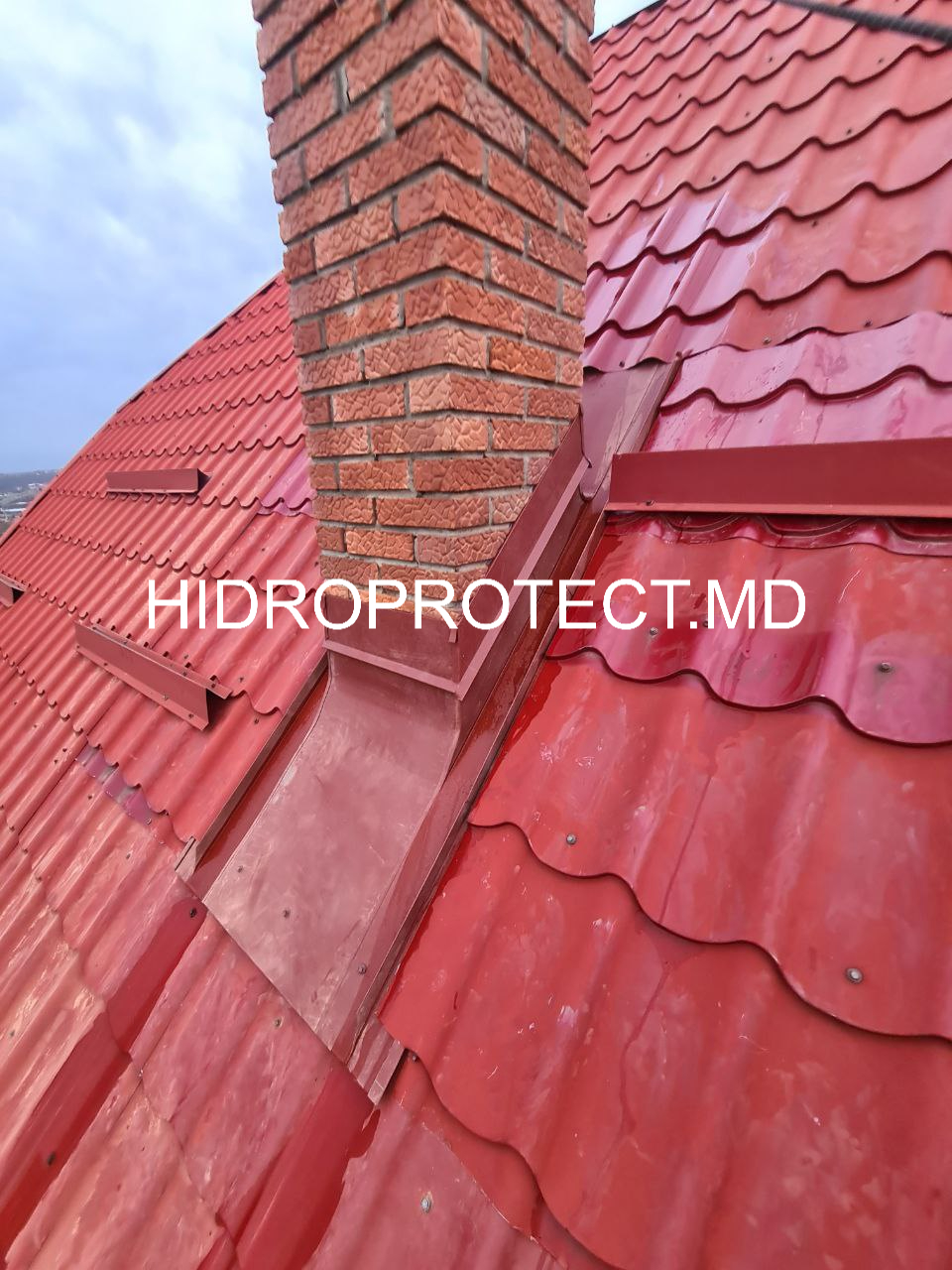 Element de Trecere prin acoperis Modul de etansare pentru cosul de fum - 9